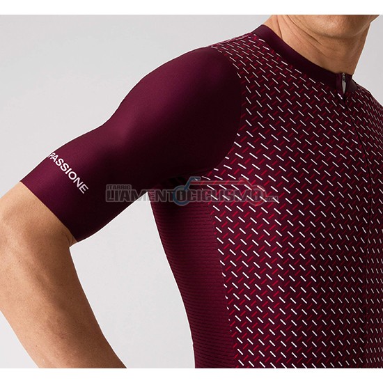 Abbigliamento Ciclismo La Passione Manica Corta 2019 Rosso